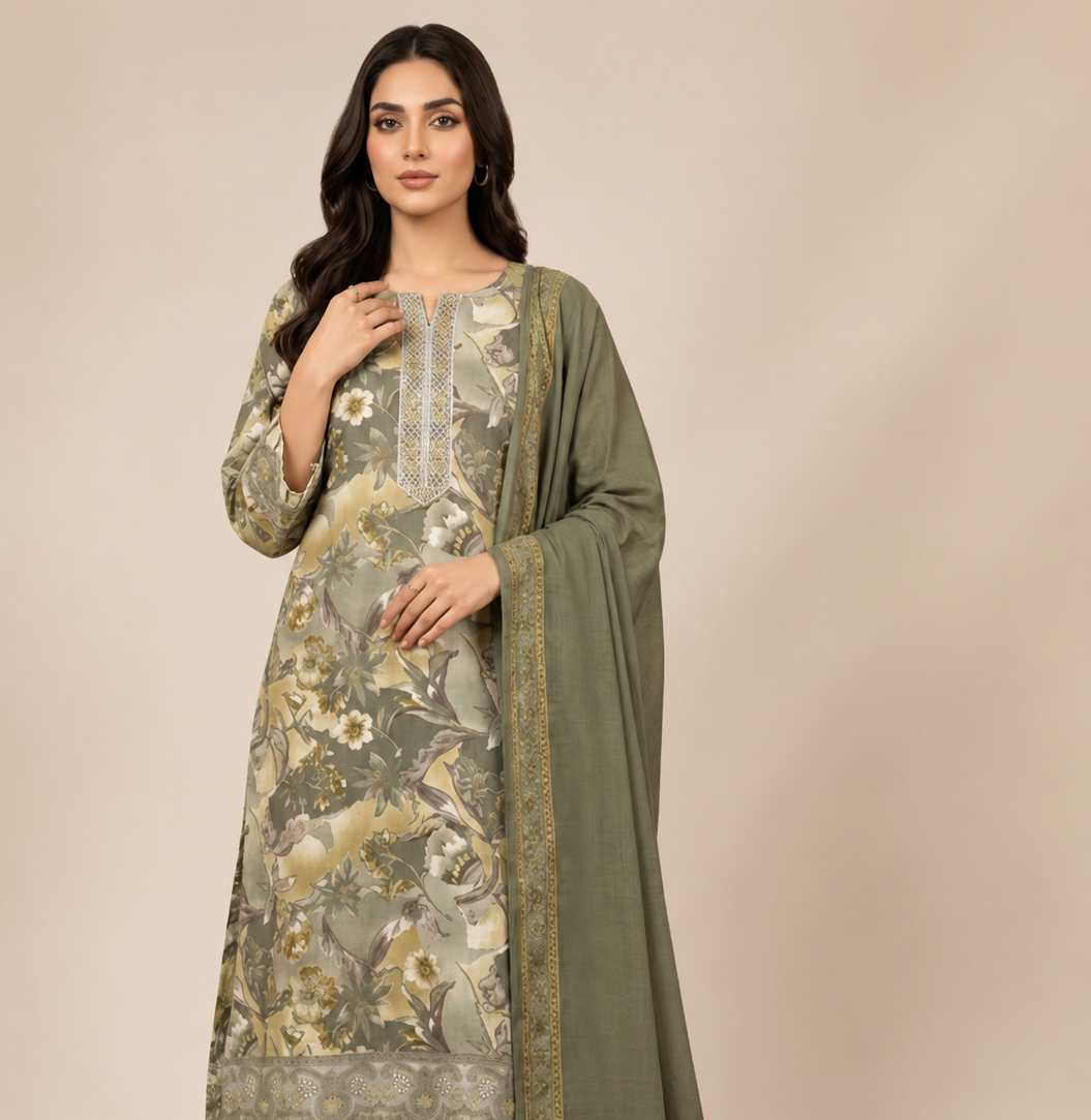 Mystic Kritika Cotton Suit